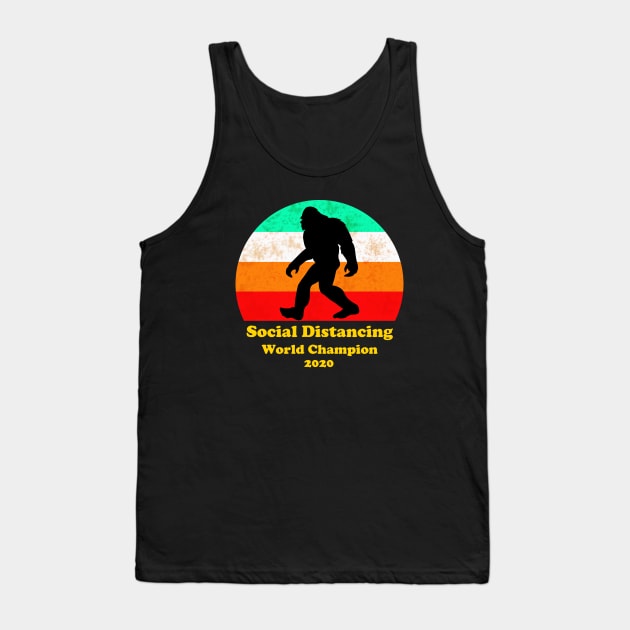 Social Distancing World Champion 2020 Tank Top by BlueLook